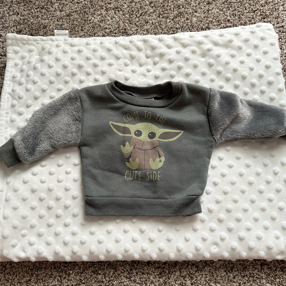 Infant Baby Yoda Sweatshirt